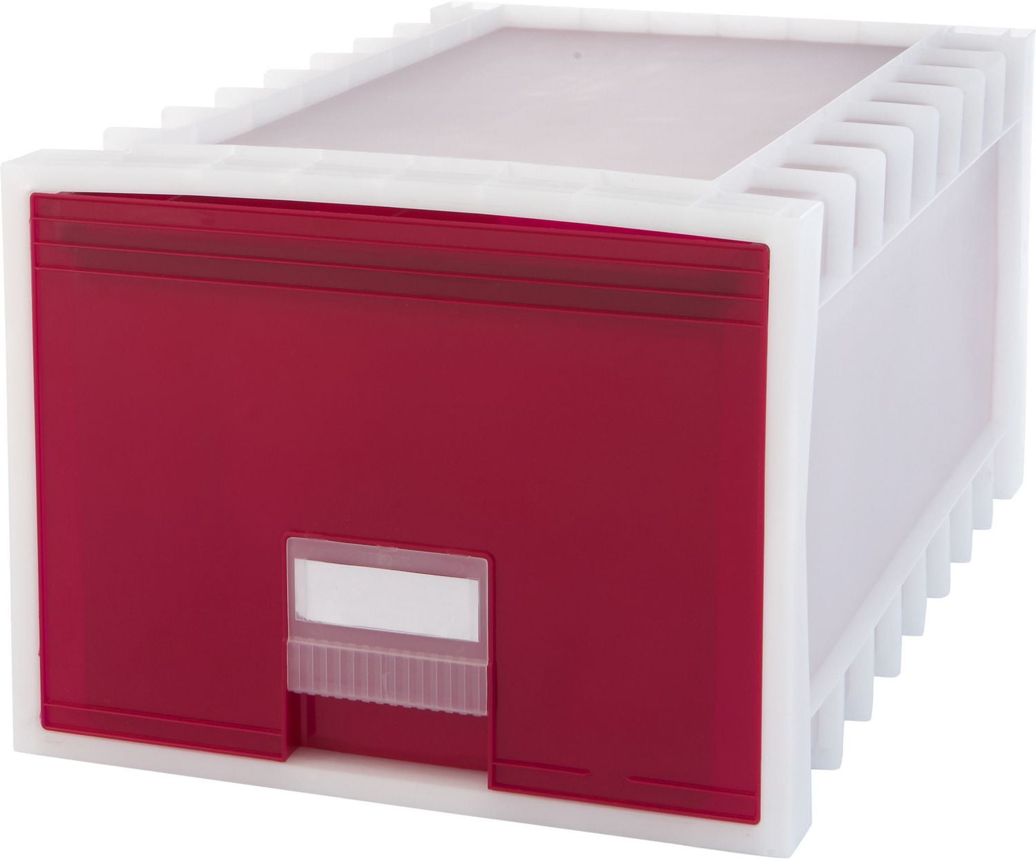 Storex Archive Storage Box /size Letter&Legal, 24"Inch Depth/ WhiteRed Walmart Canada