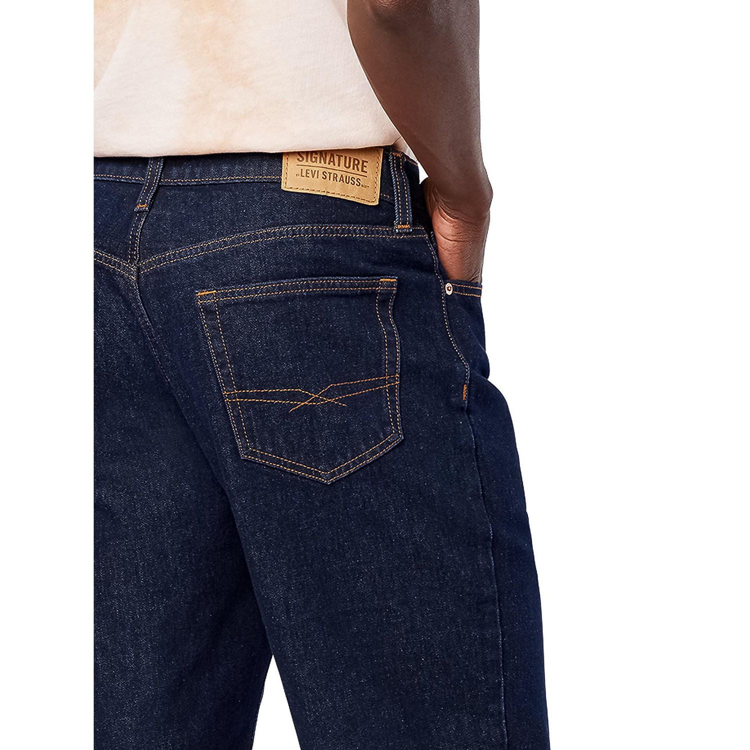 Signature by Levi Strauss & Co.™ Men’s Straight Fit Jean Shorts, Available sizes: 28 – 42