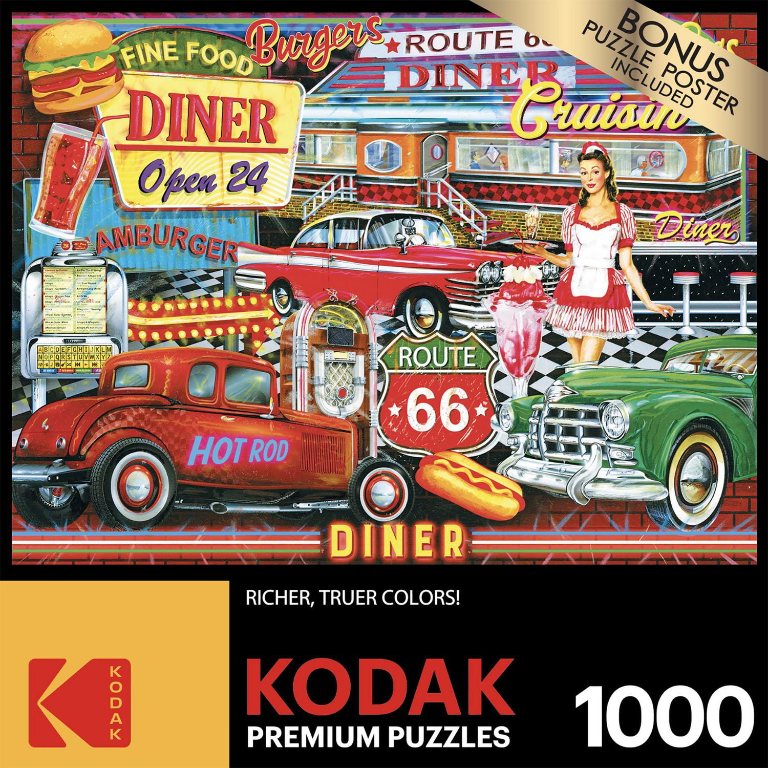 Kodak 1000pc Puzzle 50's Diner by Edward Wargo Walmart Canada