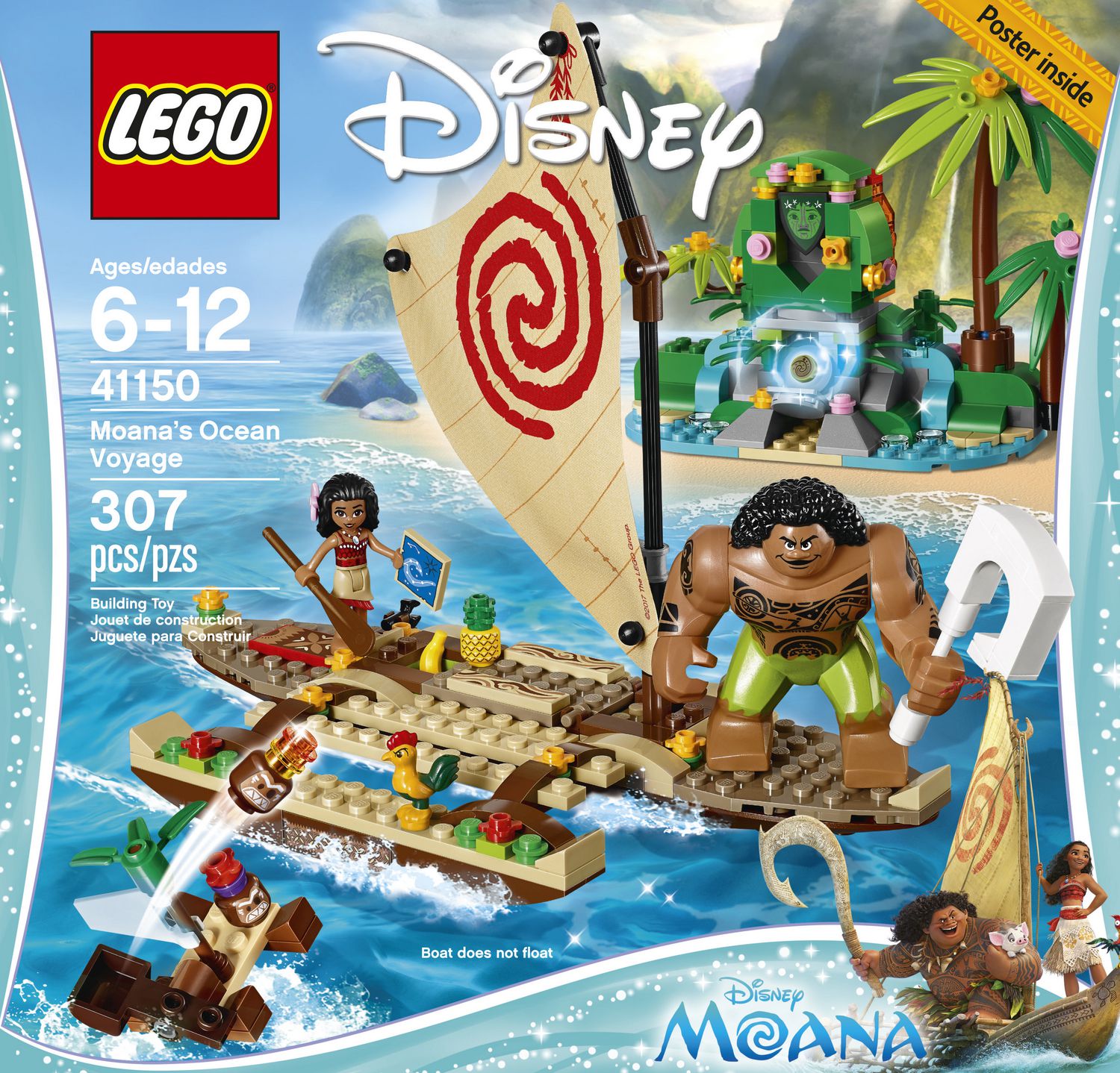 LEGO Disney Princess Le voyage en mer de Vaiana (41150) 