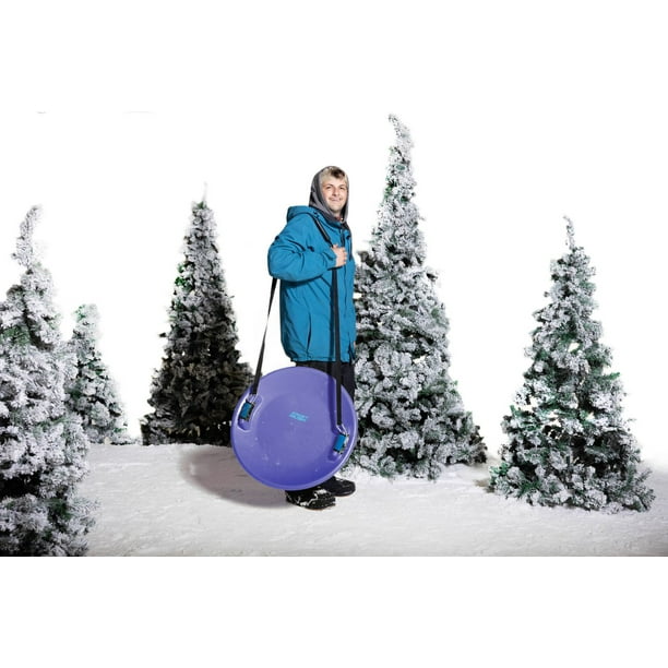 FROSTRUSH Machrus Snow Sled for Kids with Padded Steering Wheel