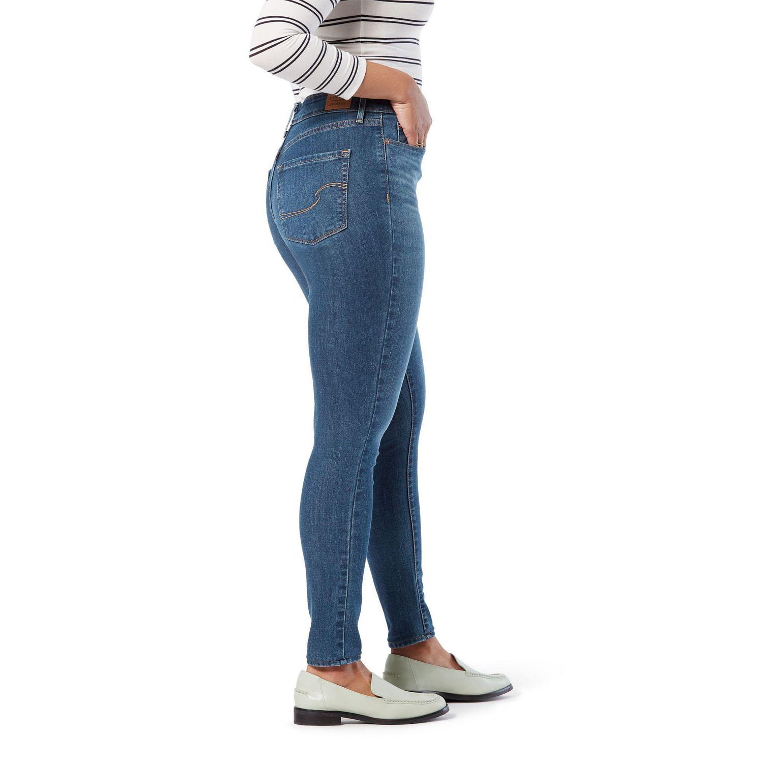 Signature by Levi Strauss & Co. Juniors' Ultra High Rise Jeggings - Walmart .com