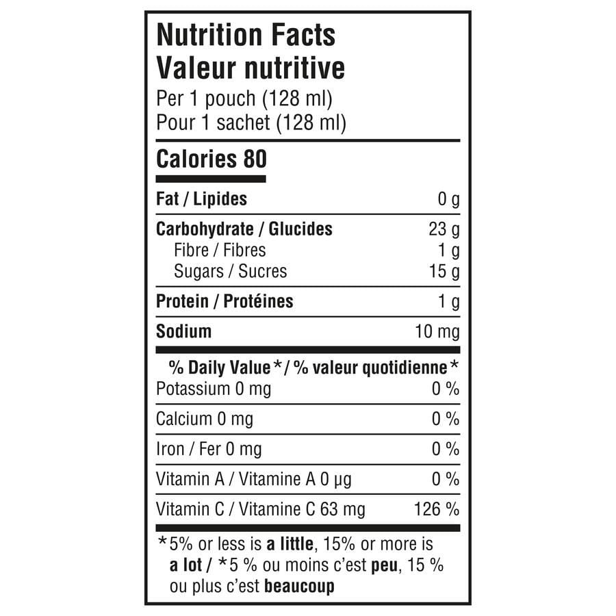 GERBER Organic Purée, Pear Peach Strawberry, Baby Food, 128 mL
