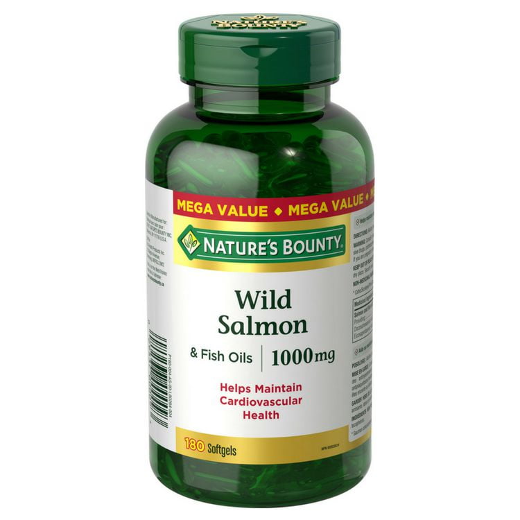 Nature's Bounty Wild Salmon & Fish Oils Mega Value