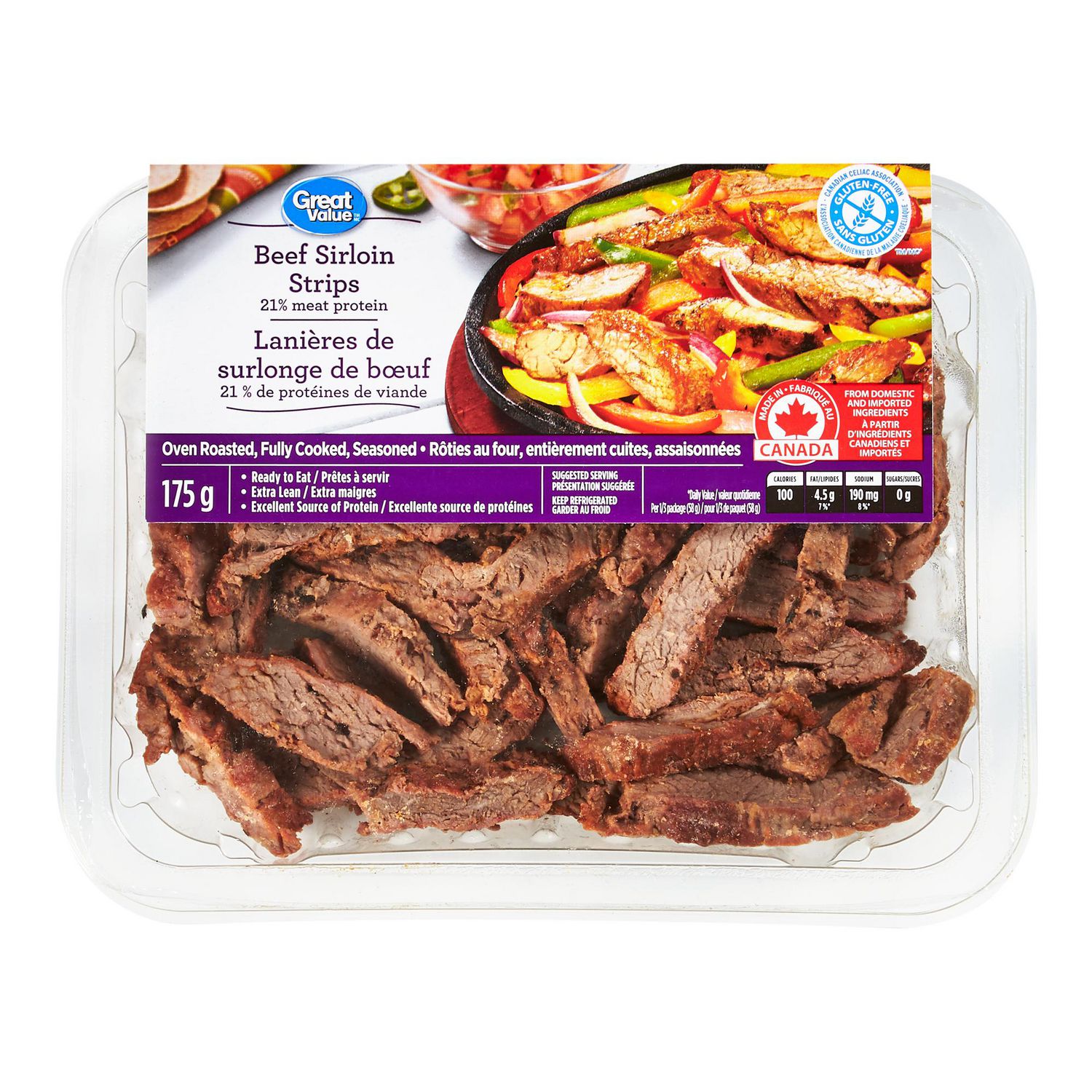 Great Value Lanières de surlonge de bœuf