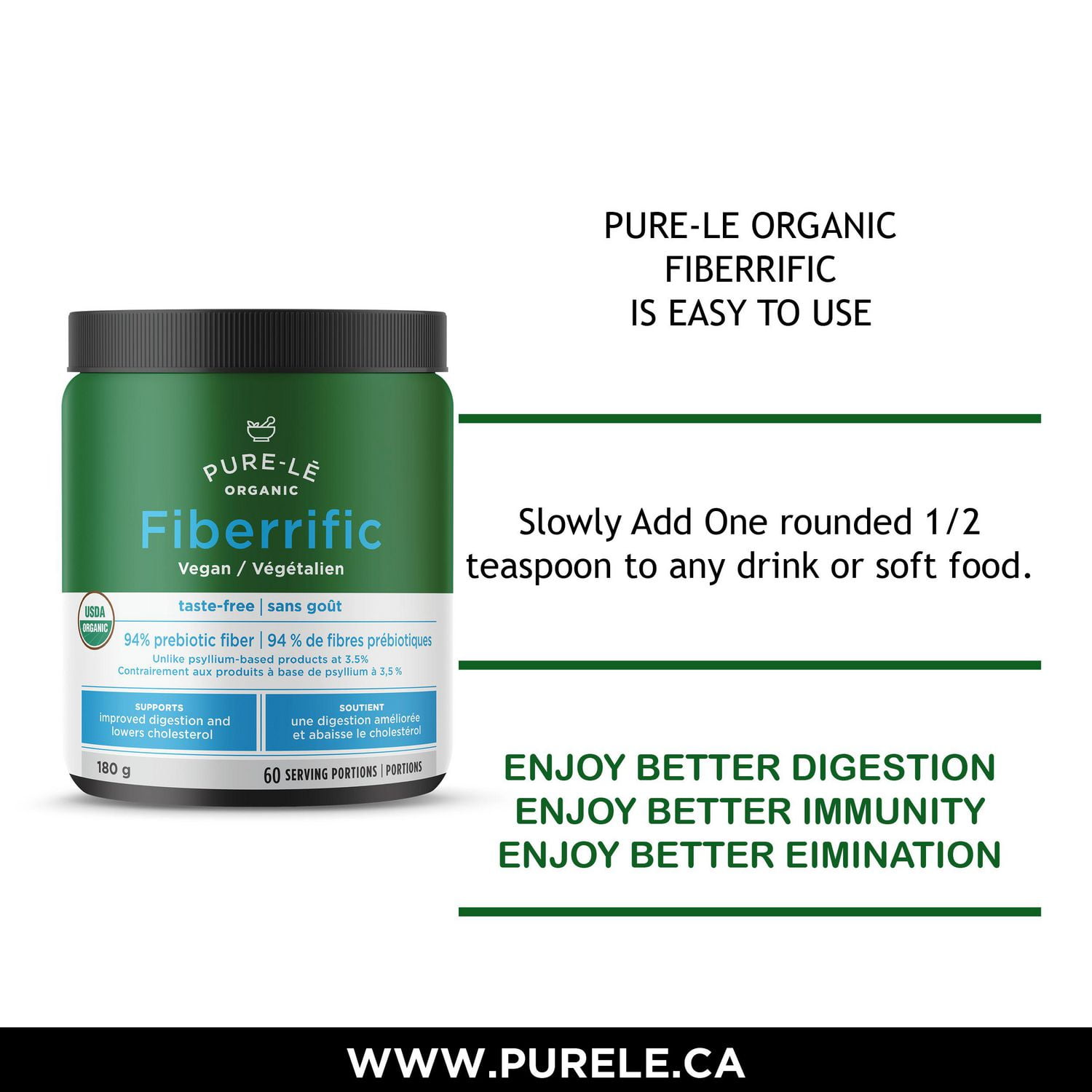 Fibres organiques Pure-lē