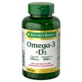 thumbnail image 1 of Nature's Bounty Omega 3 + D3, 1 of 2