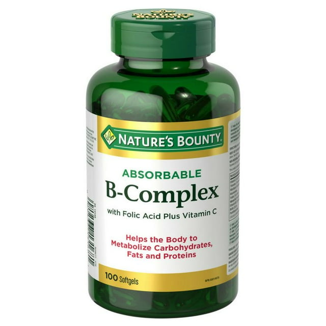 Nature’s Bounty B-Complex with Folic Acid + Vitamin C