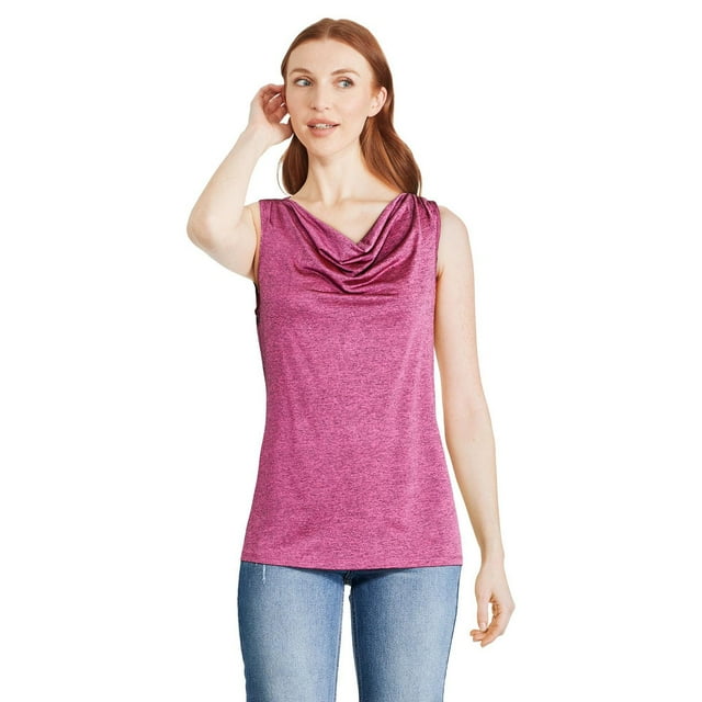 Time Square Women's Cowl Neckline Top