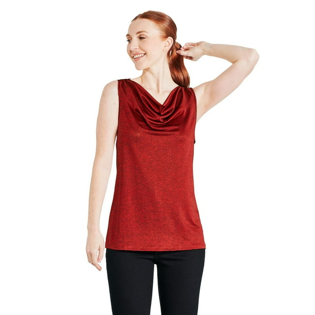 Time Square Women's Cowl Neckline Top