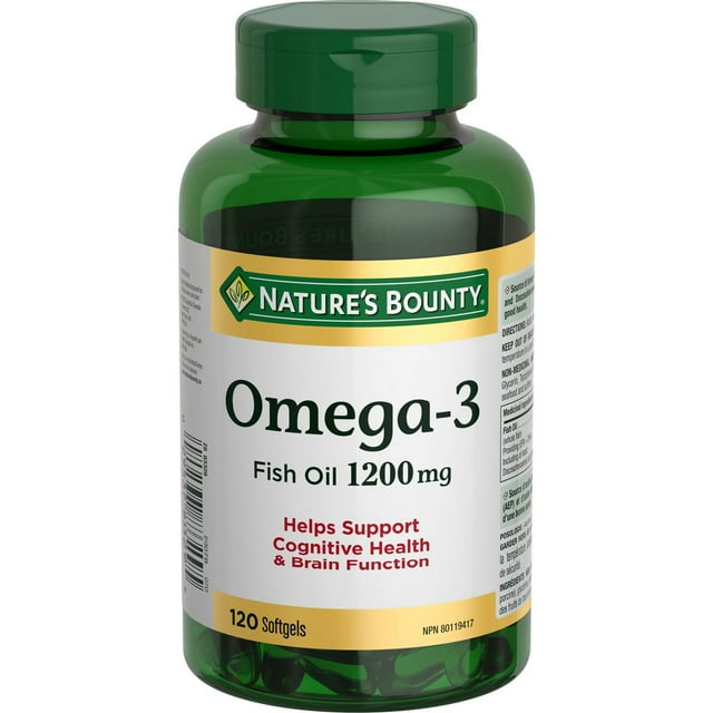 NATURE’S BOUNTY Omega-3 Fish Oil 1200 mg