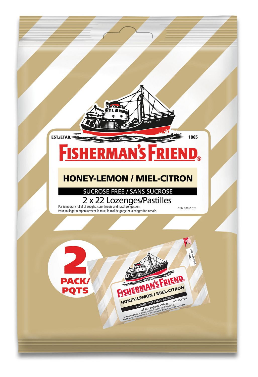 Fisherman's Friend HoneyLemon Sucrose Free Twin Pack Walmart Canada
