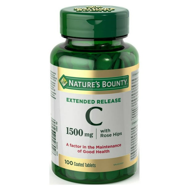 Nature's Bounty Vitamine C 1500mg 100 Tablettes