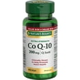 thumbnail image 1 of NATURE'S BOUNTY Co Q-10, 200 mg, Extra Strength, Clinically Shown To Help Promote Heart Health, Provides Antioxidants, Helps Maintain Healthy Heart Function, Softgels 60.0 pack, 1 of 6