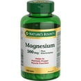 thumbnail image 1 of NATURE'S BOUNTY Magnesium Plus Electrolytes, 500 mg, Helps Maintain Muscle Function, Helps Tissue Formation & Development, Helps Maintain Bones & Teeth, Helps Body Metabolize Nutrients, Tablets 150, 1 of 6