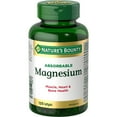 thumbnail image 1 of NATURE'S BOUNTY Magnesium, Absorbable, 400 mg, Helps Maintain Electrolyte Balance, Helps Development & Maintenance of Bones, Teeth & Muscle Function, Helps Heart Muscle Function, 125 Softgels 125.0 count, 1 of 6