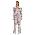thumbnail image 1 of George Women's Fleece Pajama 2-Piece Set, 1 of 6