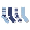 thumbnail image 1 of Athletic Works Women's Crew Socks 4-Pack, 1 of 1