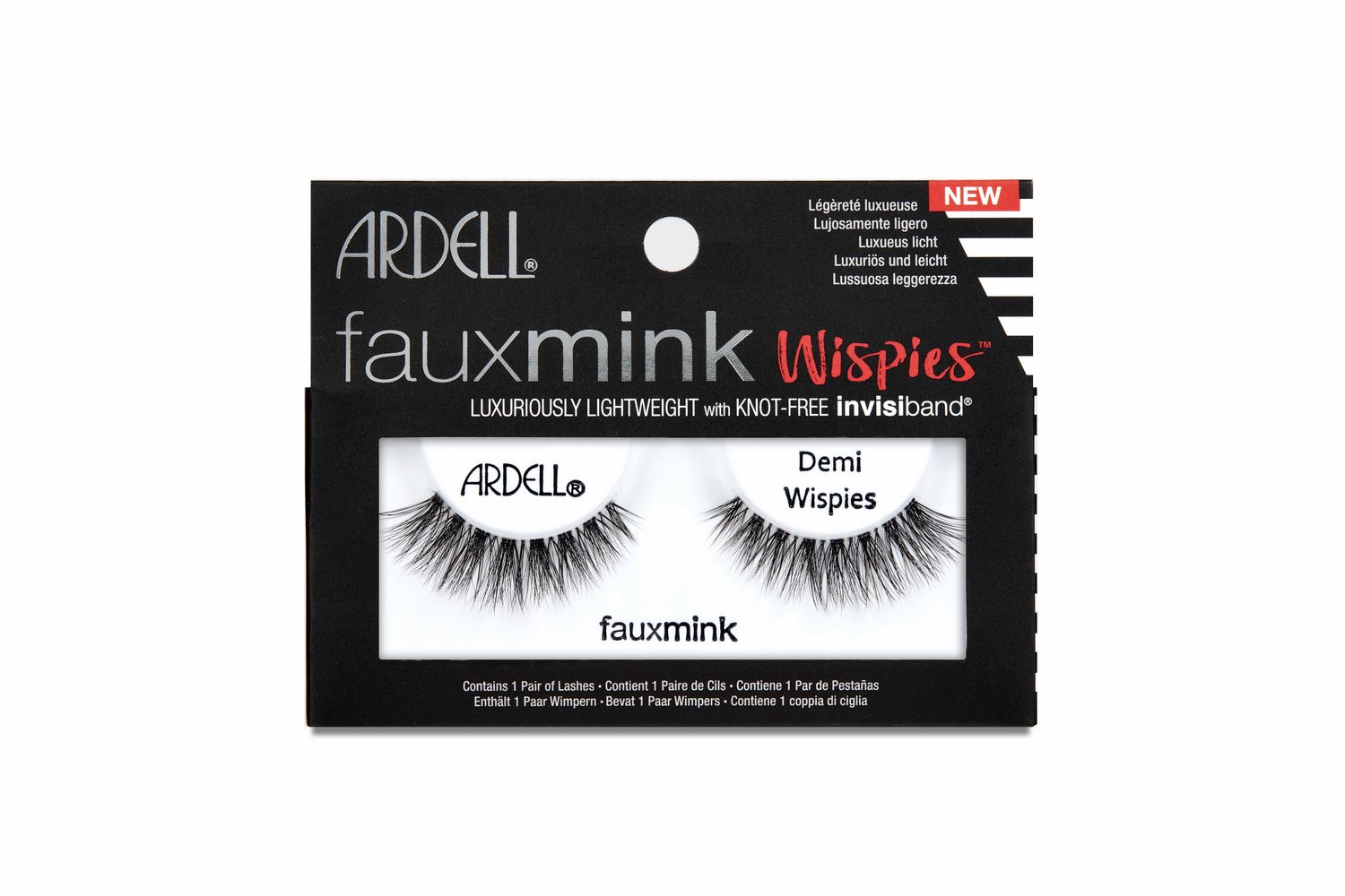 Ardell® Faux Mink Eyelashes, Demi Wispies, Pair of eyelashes