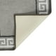 Tapis de bain cachemire gris de hometrends Tapis de bain tricoté à poils 100 % polyester de 50,8 x 86,4 cm avec envers en caoutchouc antidérapant – image 3 sur 3