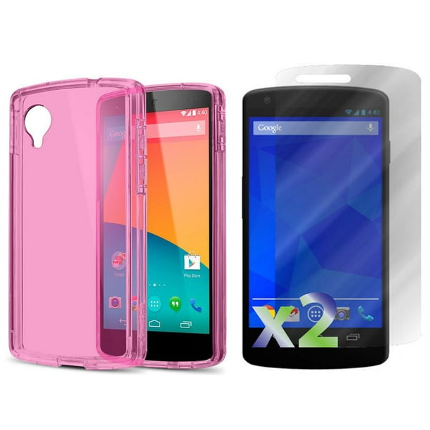 Étui transparent Exian pour LG Nexus 5 - rose