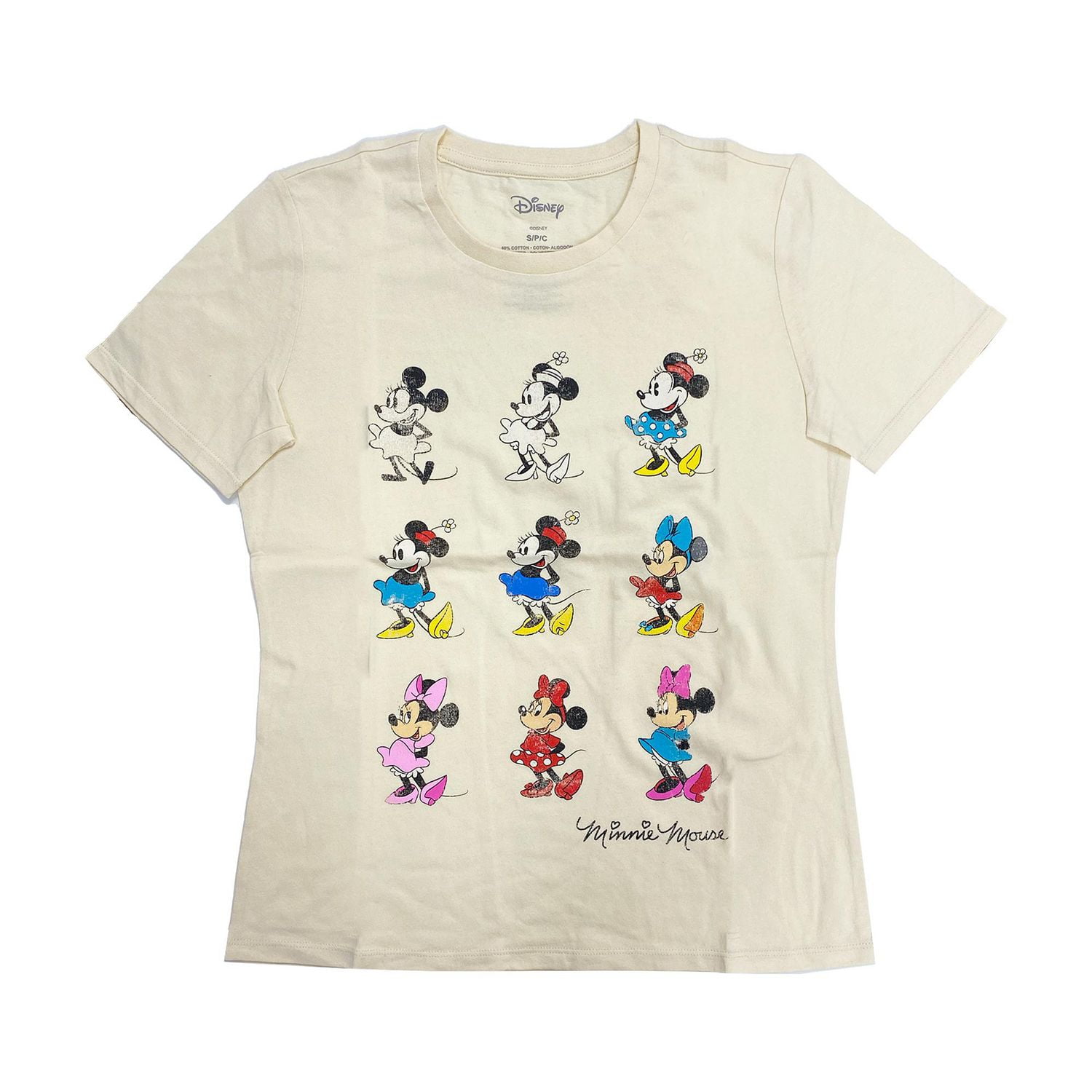 Disney Minnie Evolution T-shirt à manches courtes pour femme