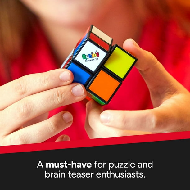 Rubik's, Coffret Trio de cubes, Mini 2x2, Cube 3x3 et Maître 4x4,  casse-tête 3D, jeu à manipuler antistress, jeu de voyage, coffret cadeau,  pour adultes et enfants à partir de 8 ans