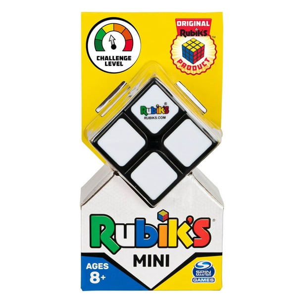  Rubik's Mini, Original 2x2 Rubik's Cube 3D Puzzle Fidget Cube  Stress Relief Fidget Toy Brain Teasers Travel Games for Adults and Kids  Ages 8+ : Toys & Games