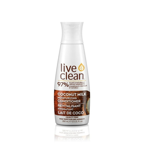Live Clean Revitalisant Hydratant Lait de Coco 350 mL, Revitalisant