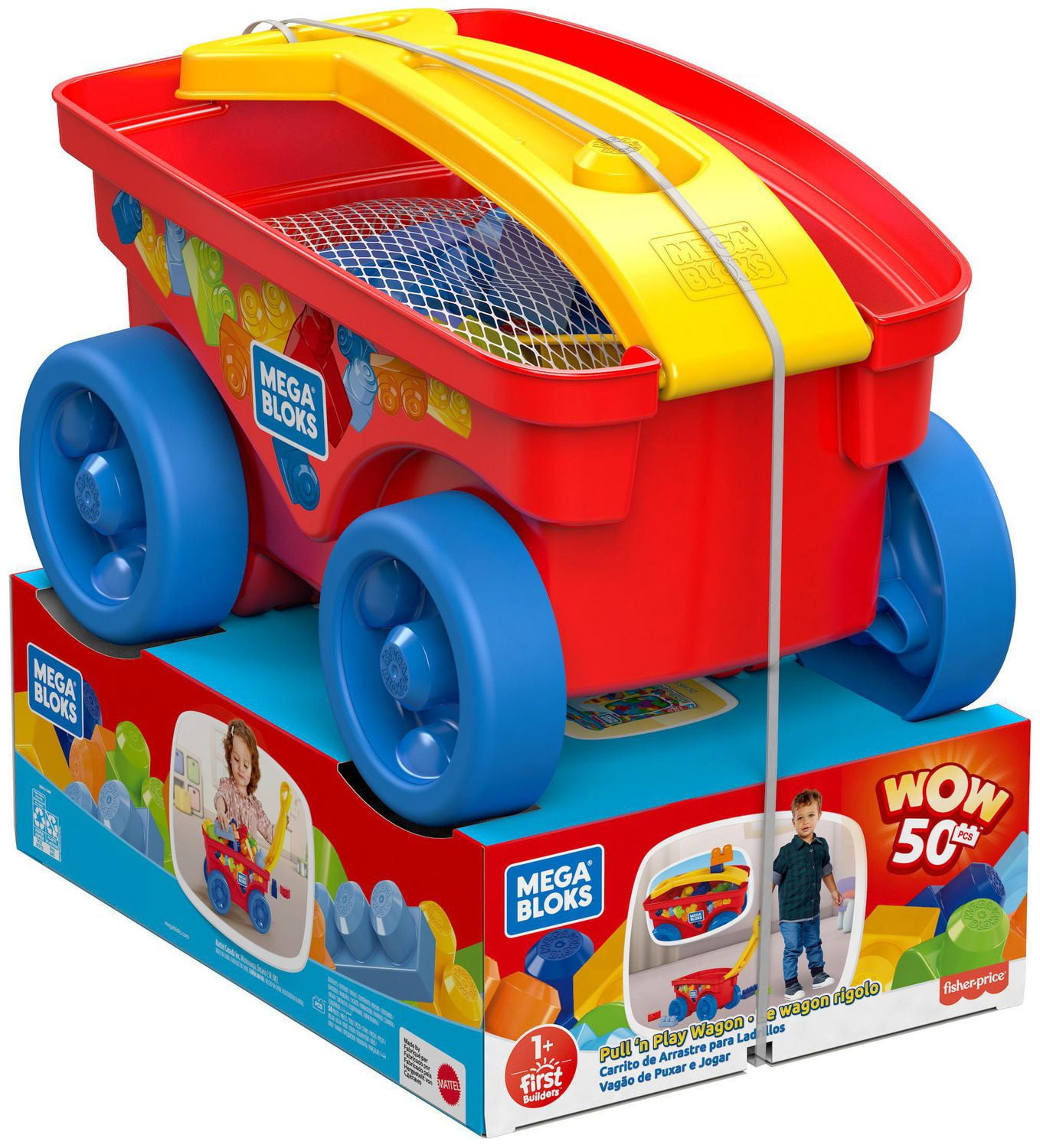 Mega bloks cheap 50 piece wagon