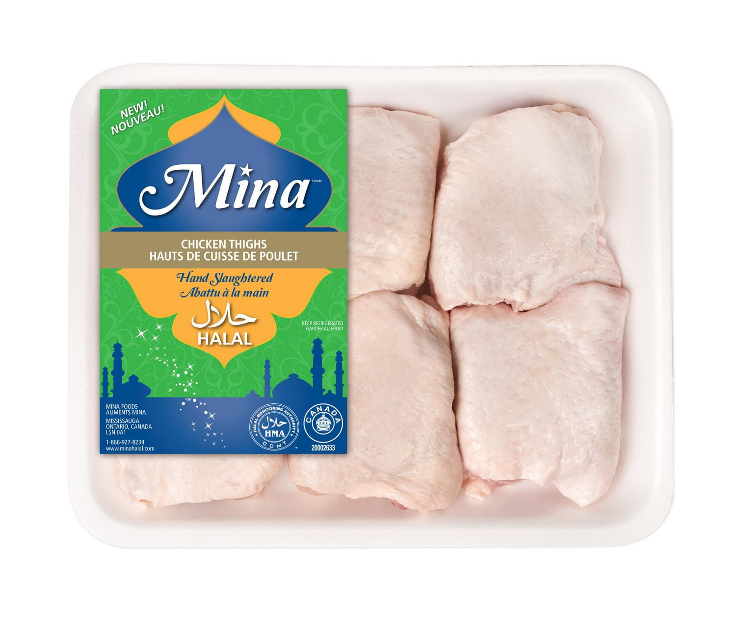 Mina Halal Chicken Thighs Walmart Canada