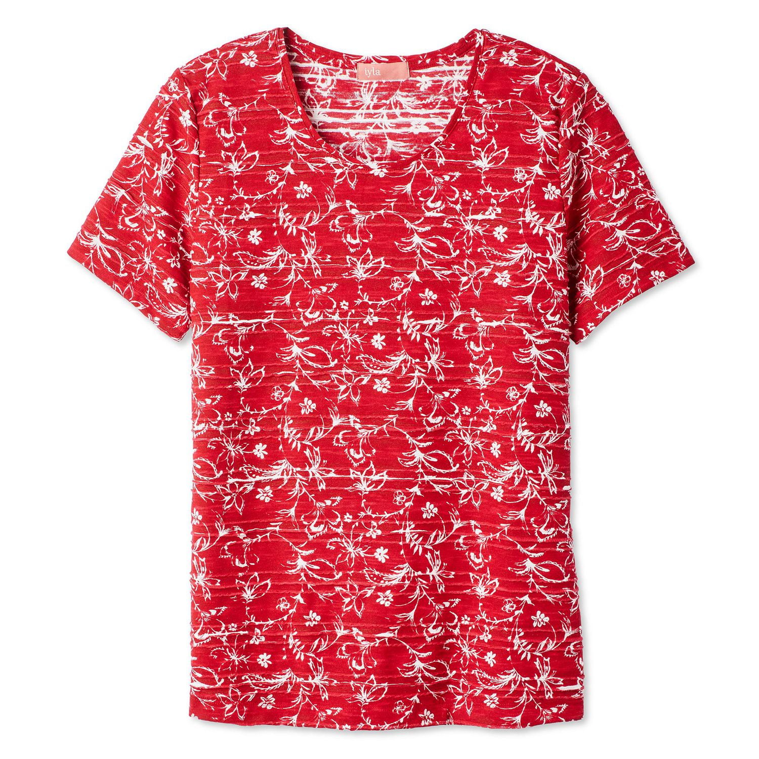 Iyla Women's Printed Jacquard T-Shirt