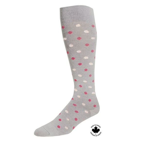 Paramedic Compression Socks with Polka Dots for Women 15-20 mmHg - Medium, Paramedic Stylish Knee-High Polka Dots, Compression Socks for Wowen, 15-20 mmHg