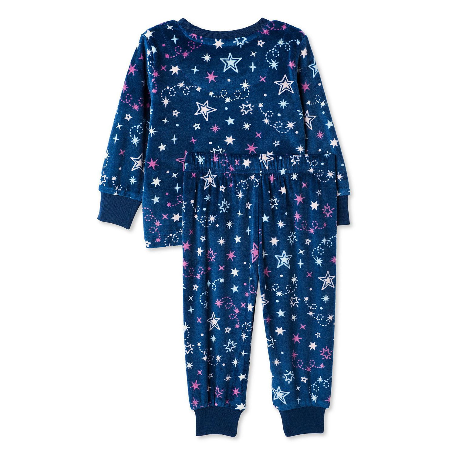 George Baby Girls' Velour Pajama 2-Piece Set