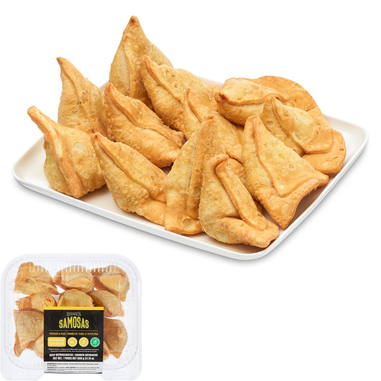 Brar’s Samosas, Potatoes and Peas