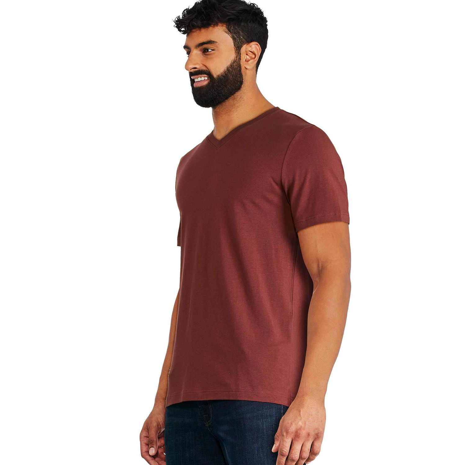 George Men's Stretch V-Neckline Tee