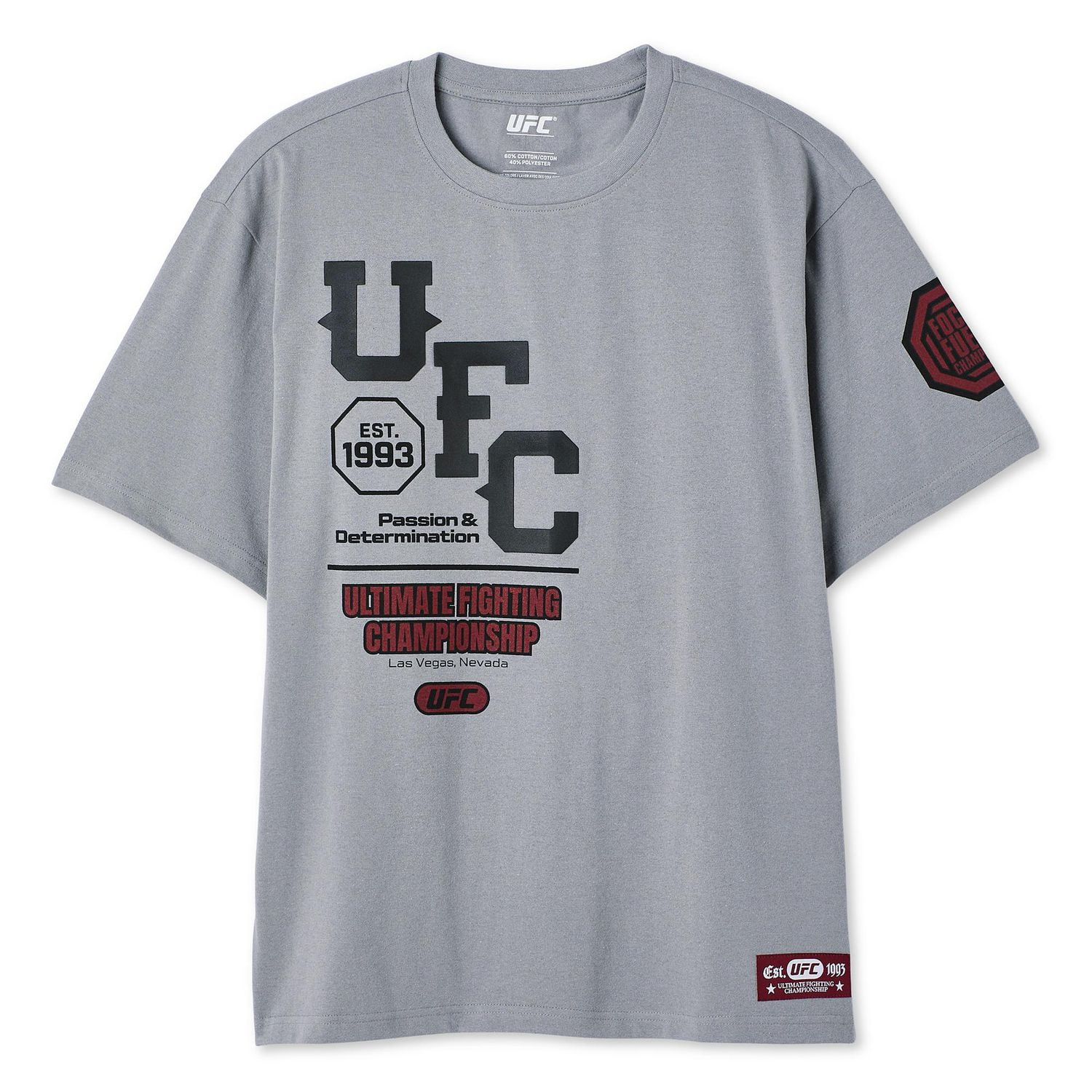 UFC Men's Oversized Tee, Sizes S-XL