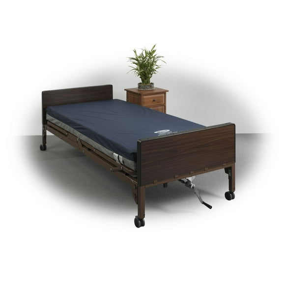 Drive Medical Blue 80" x 42" ShearCare 1500 Foam Bariatric Dual Layer Pressure Redistribution Mattress