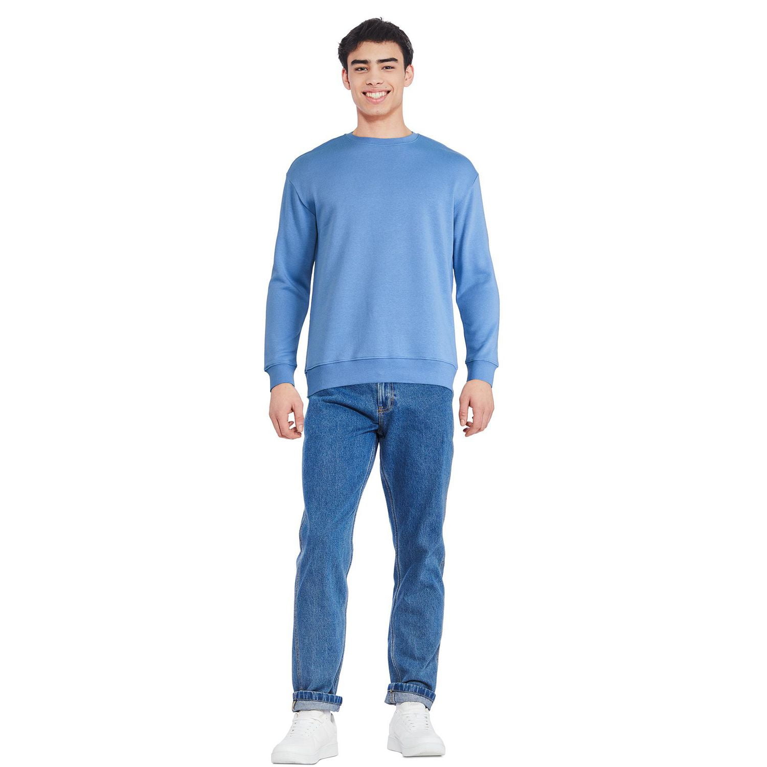 Chandail à encolure ras du cou George pour hommes Tailles P-2XL