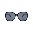 thumbnail image 2 of Time & Tru Ladies Black Polarized Rectangle Sunglasses, 2 of 2