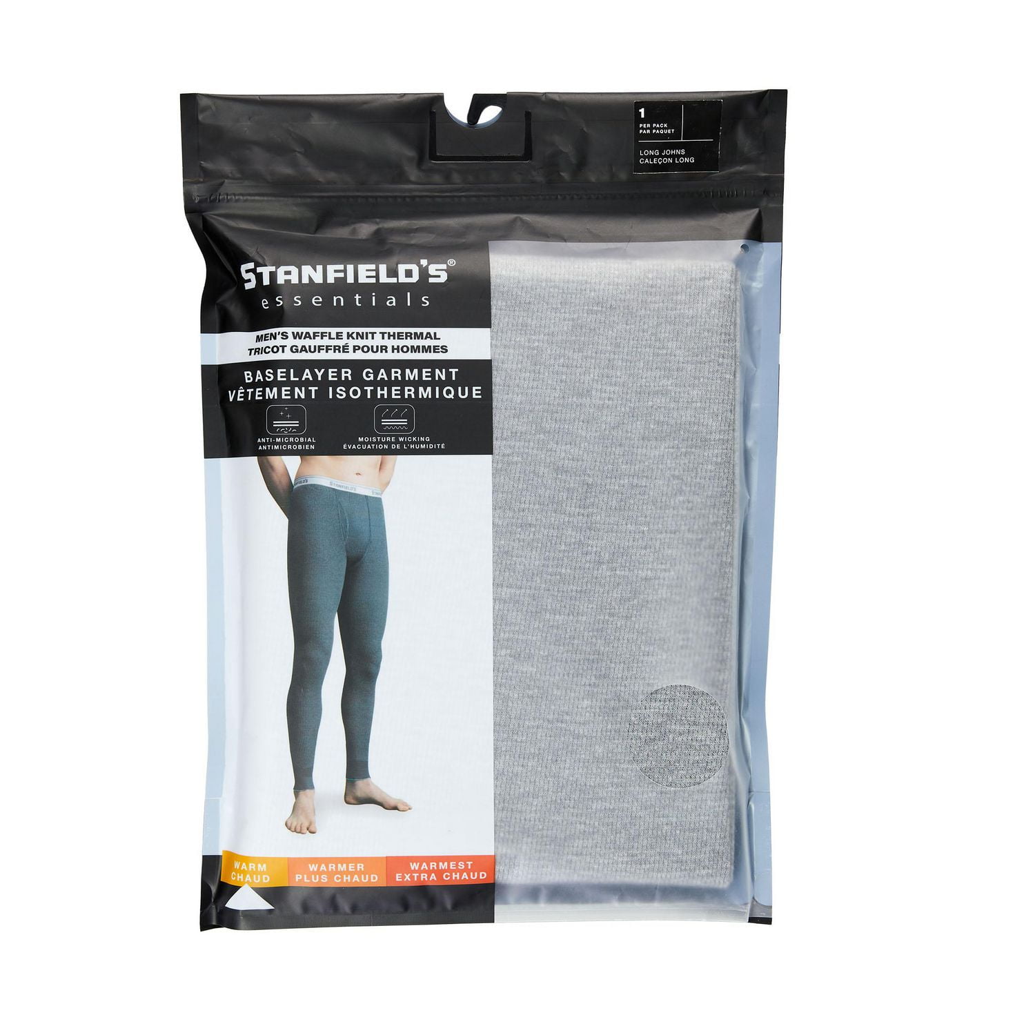 Stanfield's Essential Tricot Gauffré Taille Disponible S-XL