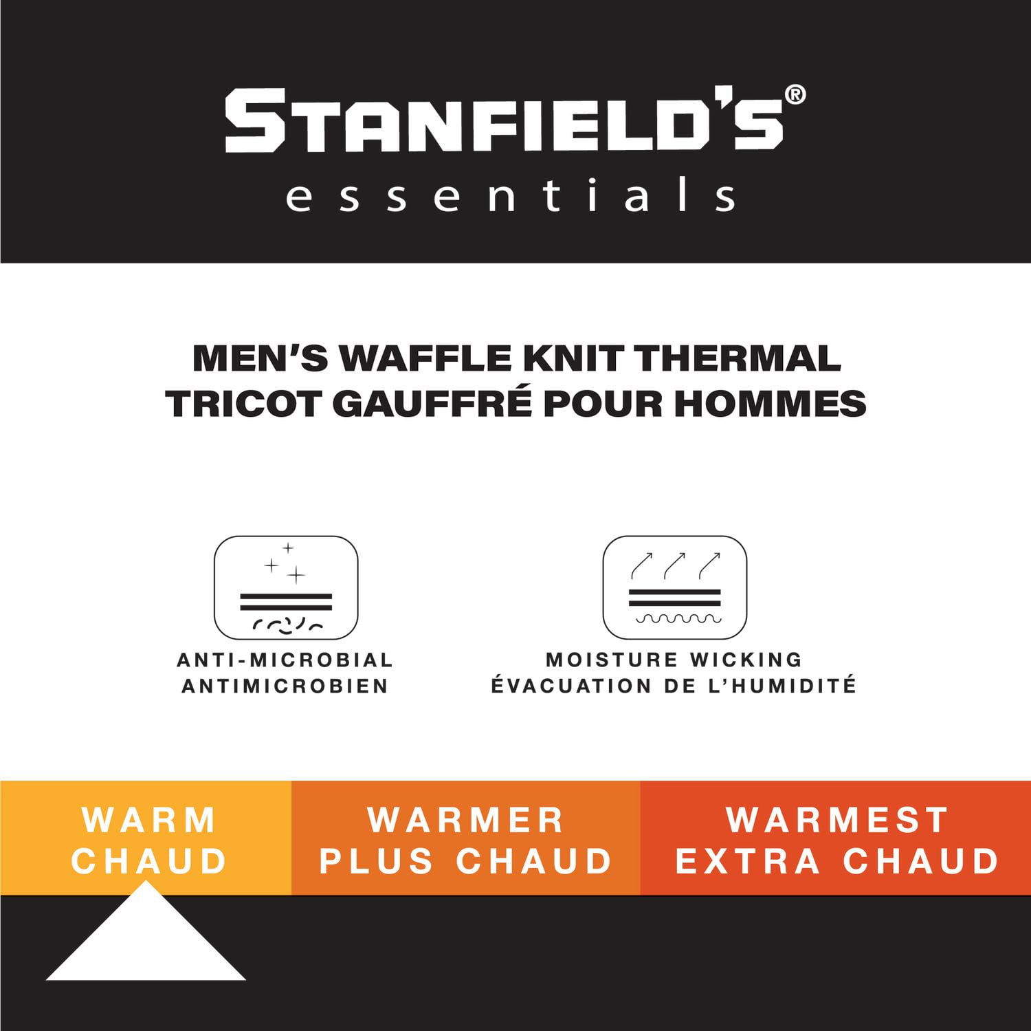 Stanfield's Essential Waffle Knit Thermal, Available S-XL
