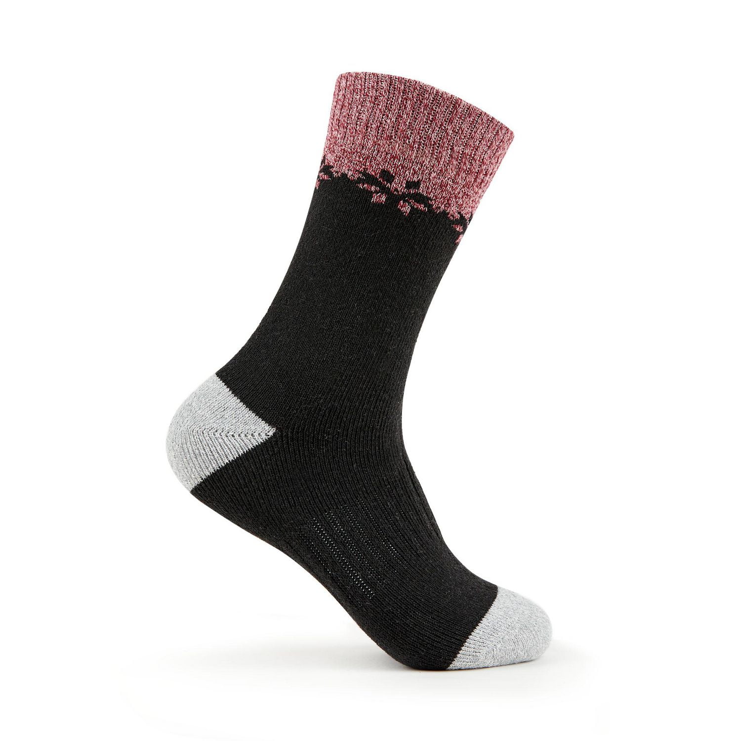 Chaussettes tube thermiques en coton pour femmes, 3 paires