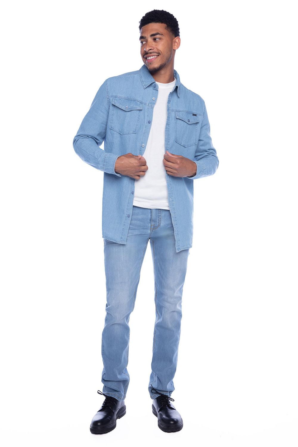 Jeaniologie™ — Chemise en denim pour hommes