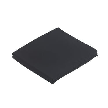 Drive Medical Black Gel-U-Seat Lite General Use Gel Cushion with Stretch Cover, 18" x 18" x 2"
