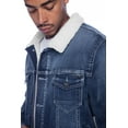 thumbnail image 4 of Jeaniologie™ Men’s Sherpa-Lined Denim Jacket, 4 of 5