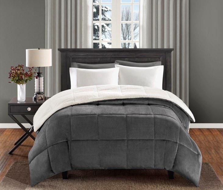 King Mink to Berber Comforter Grey Walmart Canada