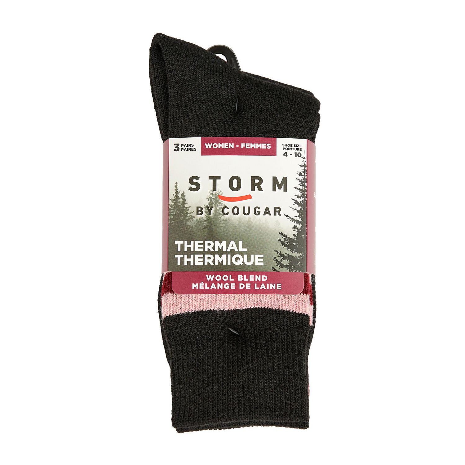 Women's Thermal Wool Crew Sock 3-Pack
