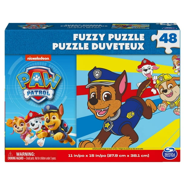 Pat'Patrouille, Puzzle duveteux de 48 pièces, pour enfants à partir de 4 ans