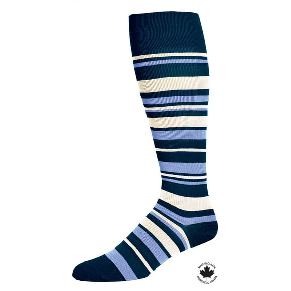 Paramedic Fashion Compression Socks 15-20 mmHg Women Irregular Stripes (1 Pair) - Large